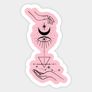 Between Heaven and Earth | Magic Spell Collection | Black Variant Sticker